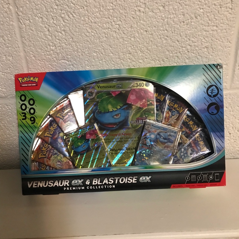 Venusaur EX & Blastoise EX Premium Collection